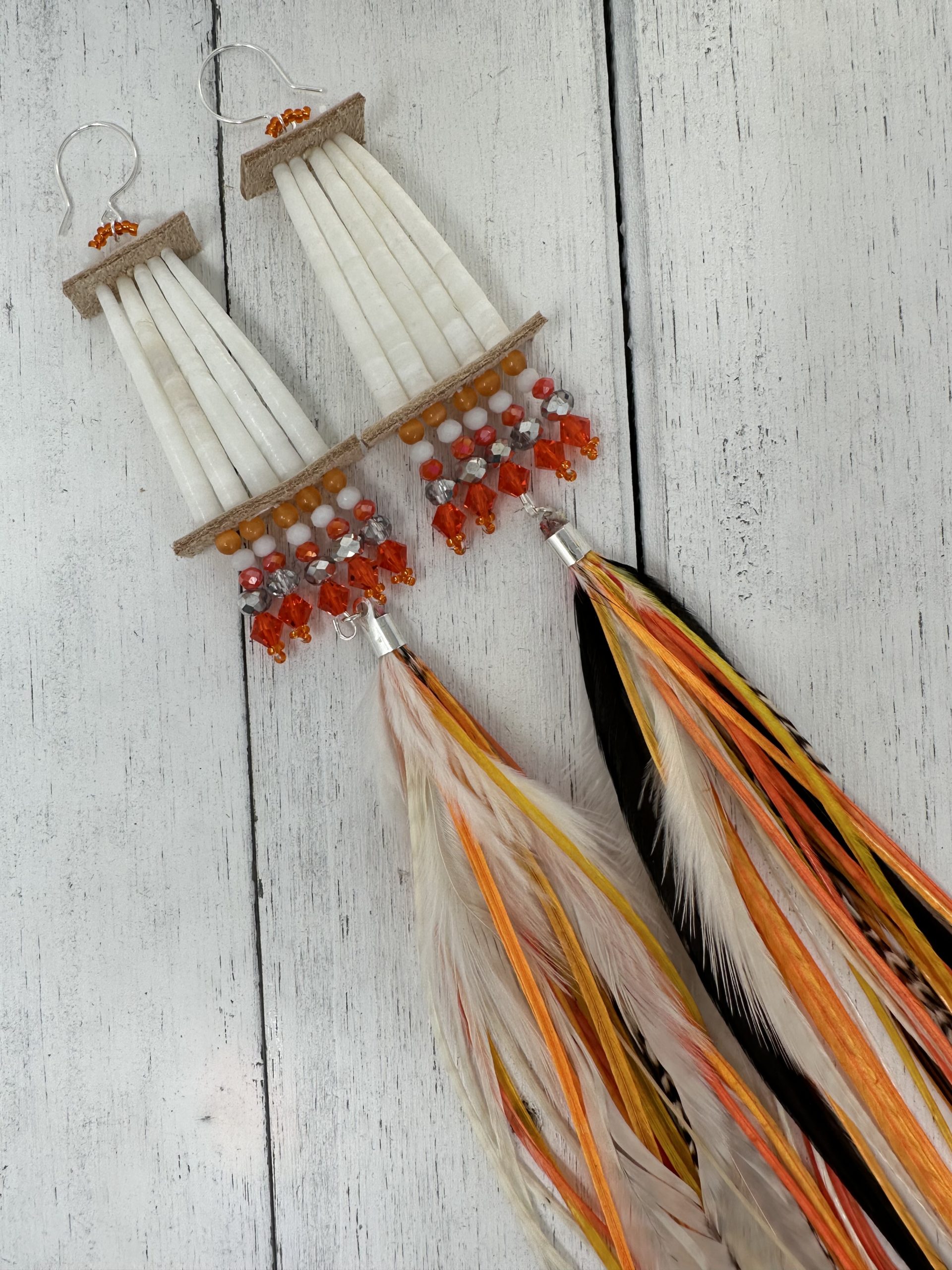 Fly-Aways (Neon Orange) – Beaded Blends Jewelry