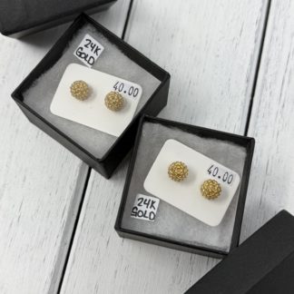 24K Gold Studs