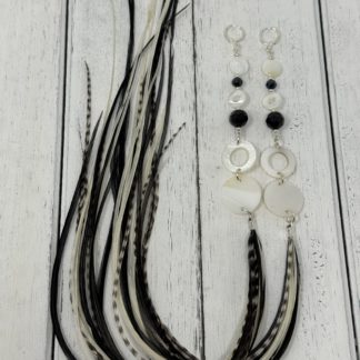 Shell/Feather Sets (Black/White/Grizzly)