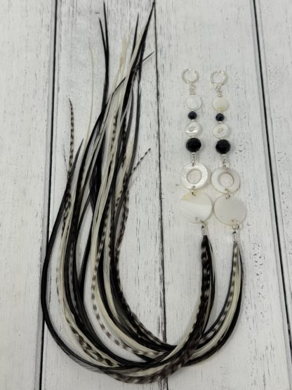 Shell/Feather Sets (Black/White/Grizzly)
