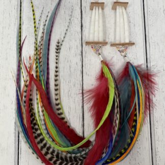 Dentalium Feather Set
