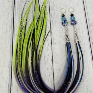 Ombre Fly-Aways (Kelly Green/Lilac/Sky Blue)