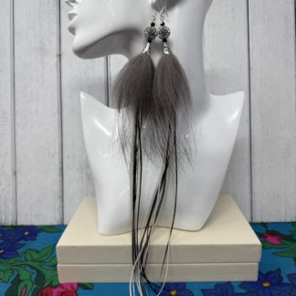Silver Fox Feather Set (1)